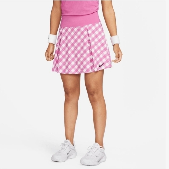 Nike Pants - Nike Pink Checkered Skort Size XL New